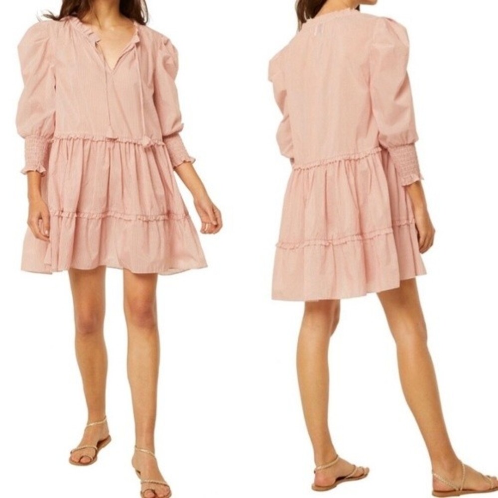 Misa Los Angeles‎ Sunrise Stripe Maya Mini Dress - XS